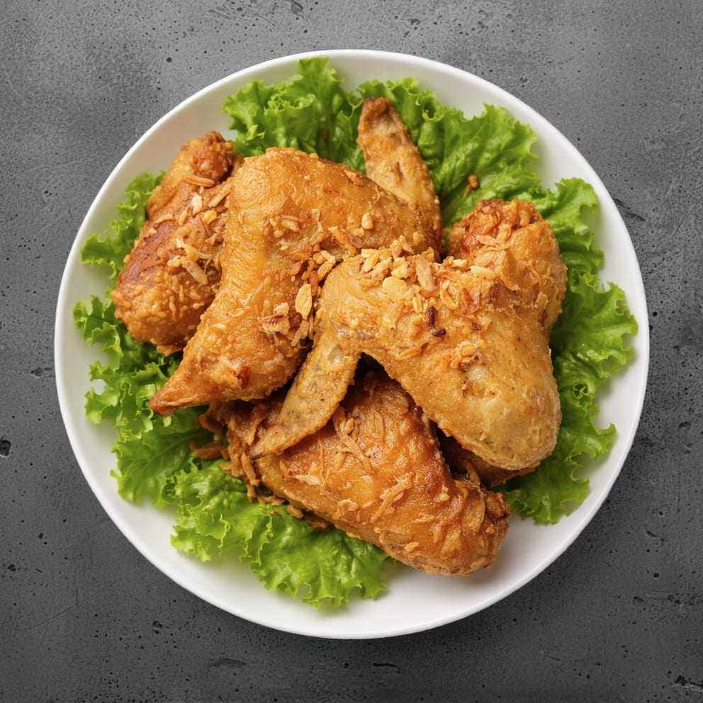 Fried Chicken Wings.