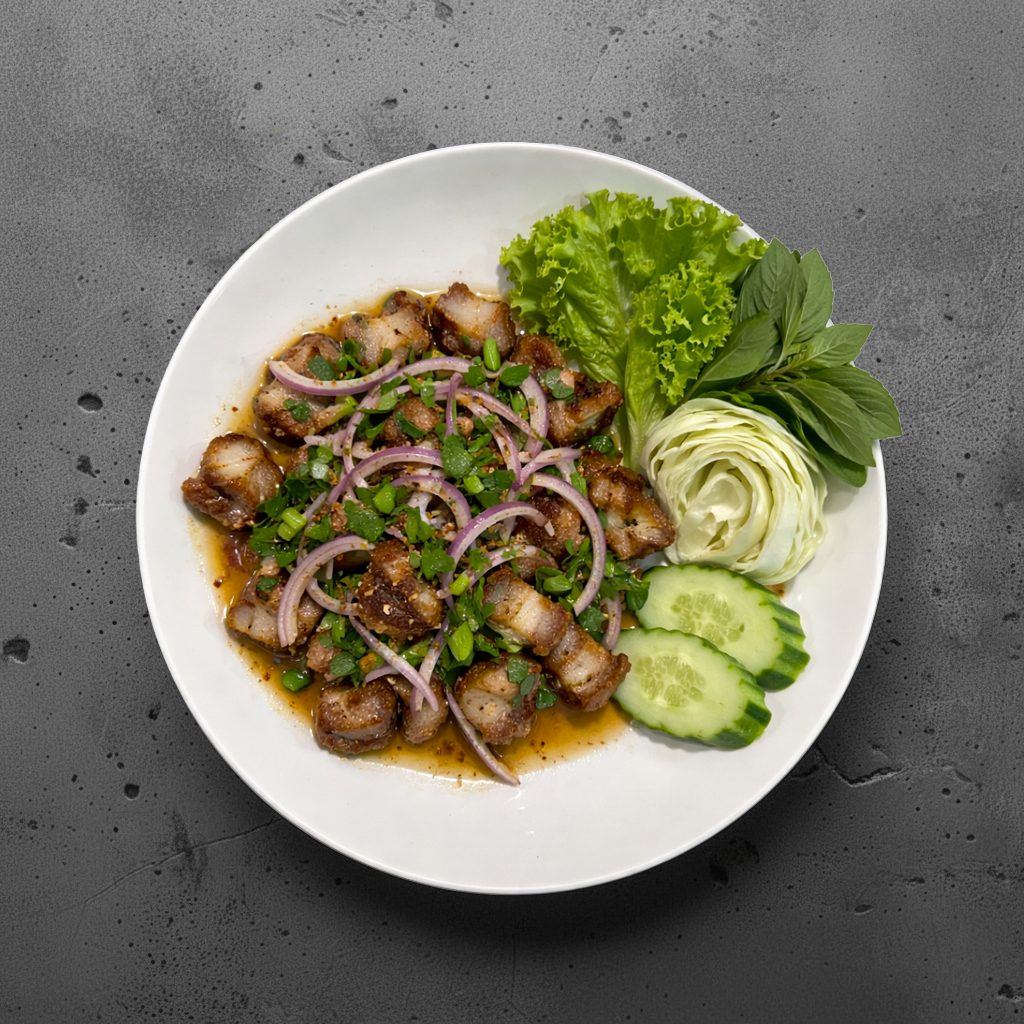 Crispy Pork Larb (GF).